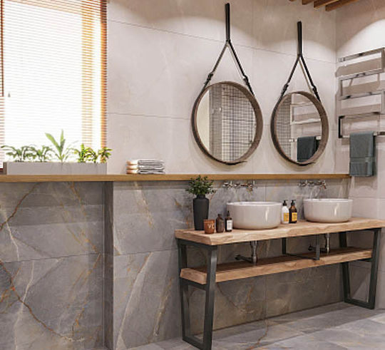 LV Granito Blue Jasto Gloss Porcelain Tile 60x120cm Blue