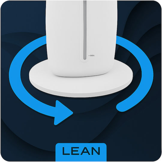 Lean Toys Tower Fan 60W with Remote Control Beige