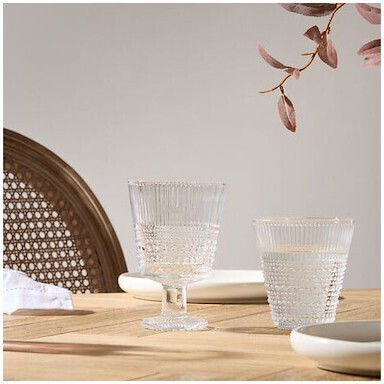Atmosphera Glas für Weißwein aus Glas Kelch