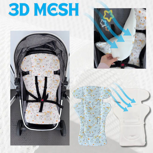 Kinderwagenabdeckung Gelb