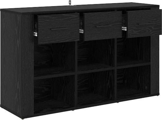 Мебели за съхранение дървен с чекмеджета Black Beech 100x30x59.5см