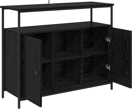 Мебели за съхранение дървен Black Beech 100x35x80см