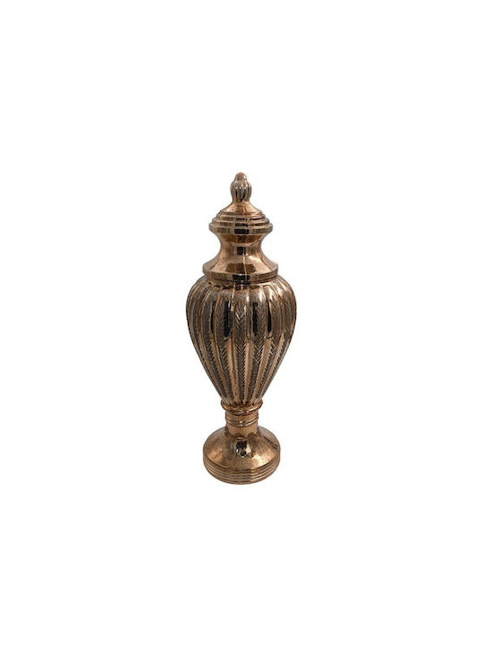 Fylliana Διακοσμητικό Βάζο Glas Fl7544 Gold 20x55cm 1Stück