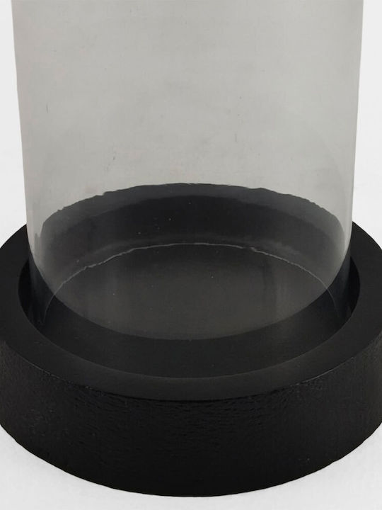 InTheBox Titul Candle Holder Aluminum Αλουμινένιο in Black Color 14x14x14cm 1pcs