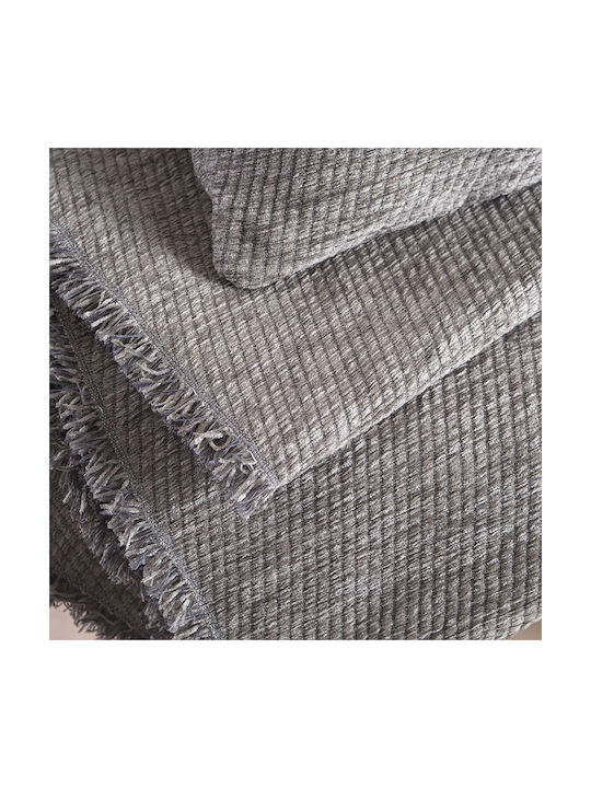 Rythmos Sofa Cushion Charlie From 100% Cotton Gray 40x40cm