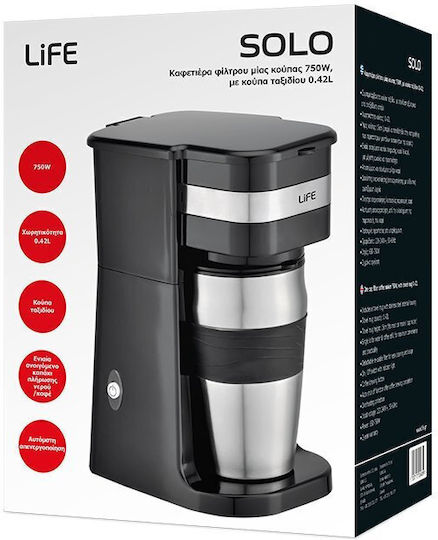 Life Solo Filter Coffee Machine 750W