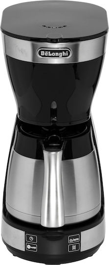 De'Longhi ICM16731 0132301134 Програмируема Филтър кафе машина 1200W Черно