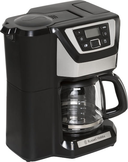 Russell Hobbs Grind & Brew Προγραμματιζόμενη Καφετιέρα Φίλτρου 1025W