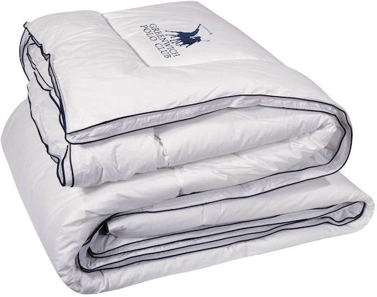 Greenwich Polo Club Πάπλωμα Υπέρδιπλο με Γέμιση Microfiber 220x240εκ. 2346 Λευκό 350 GSM 11 togs