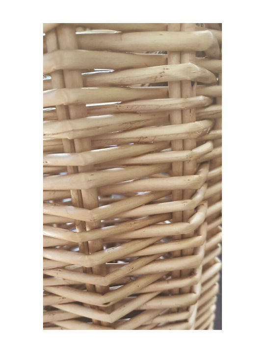 Atmosphera Decorative Basket Wicker Brown 40x40x45cm