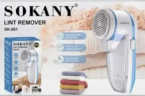 Sokany Rechargeable Fabric Shaver White