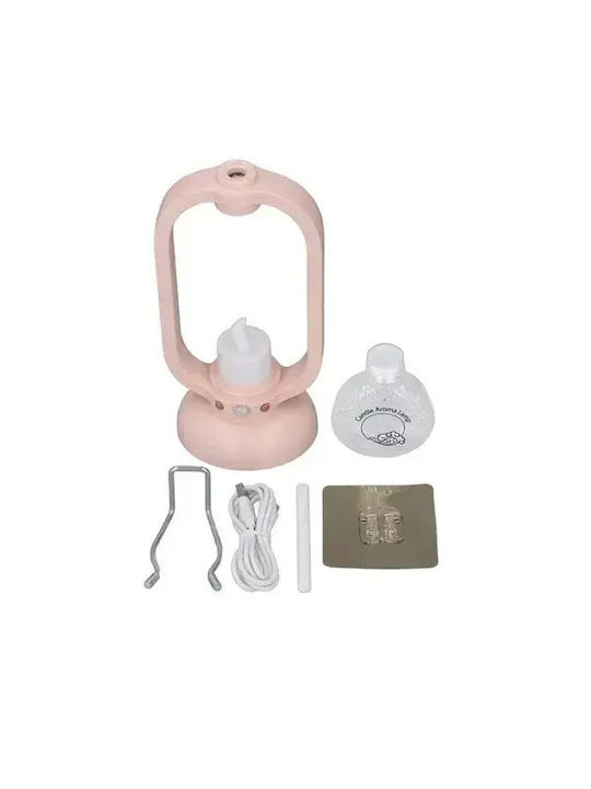 Candle Light Led Συσκευή Αρωματοθεραπείας Ροζ 50ml GET-ZL-5-PINK-OEM