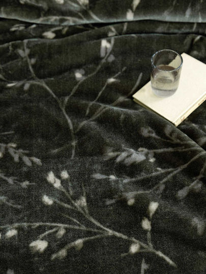Nima Divina Velvet Blanket Single 160x220cm Gray