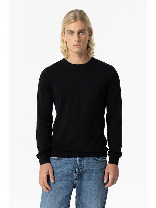 Langarm-Pullover Schwarz