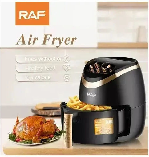 Raf R5232b Heißluftfritteuse 5.8Es Schwarz