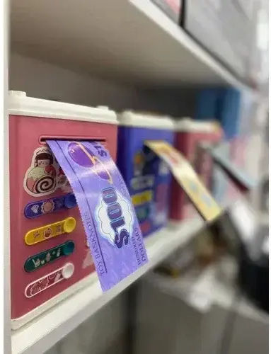 Ηλεκτρονικός Παιδικός Κουμπαράς Κωδικό Ασφαλείας Ροζ 778a-2pink