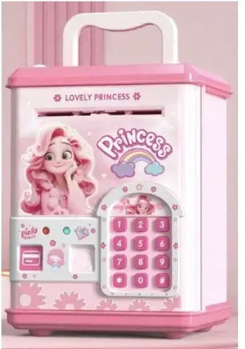 Elektronischer Kinder Spardose Plastik Rosa