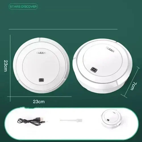 Clean Smart Robot Cleaner Roboter-Staubsauger mit Navigationstyp Weiß