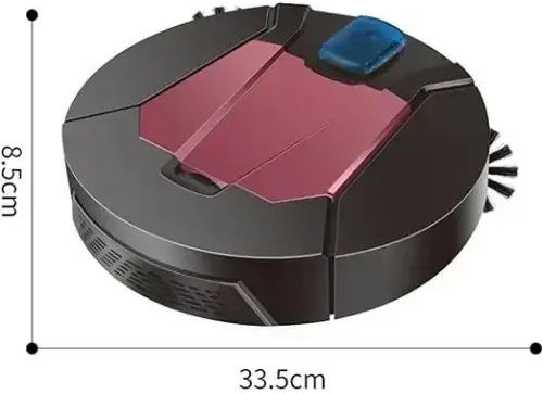 Andowl Q-SD700 Roboter-Staubsauger mit Navigationstyp mit Sensoren Schwarz