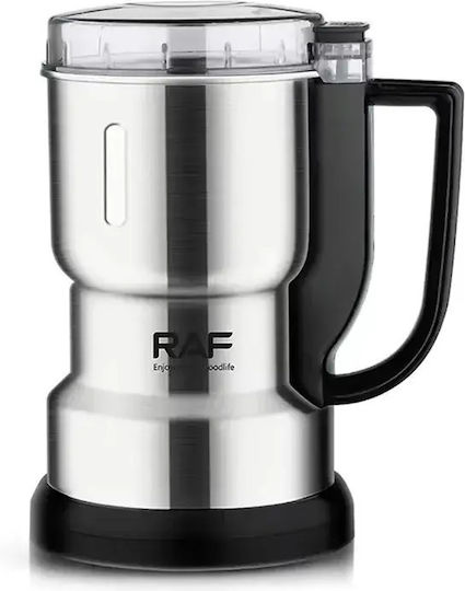 Raf Electric Coffee Grinder 350W for 350gr Beans Blue