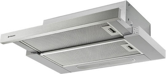 Pyramis Slim Turbo Συρόμενος Απορροφητήρας 60cm Inox