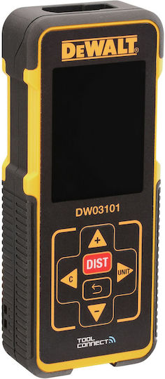 Dewalt Μέτρο Laser DW03101 Bluetooth με Εύρος Μέτρησης 0.1m-100m
