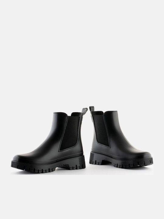 Women's Short Wellies Black