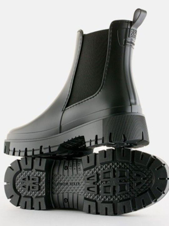 Women's Short Wellies Black
