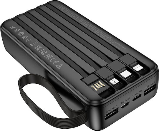 Borofone BJ76A Baterie Externă MagSafe 20000mAh 15W Power Delivery / Quick Charge Neagră