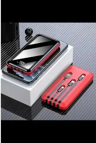 Andowl Q-DC110 Power Bank 12000mAh με Θύρα USB-A Μαύρο/Κόκκινο