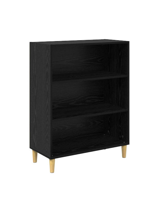 Висулка Витрина за хол от ПДЧ със Стъкло Black Beech 70x34x90см