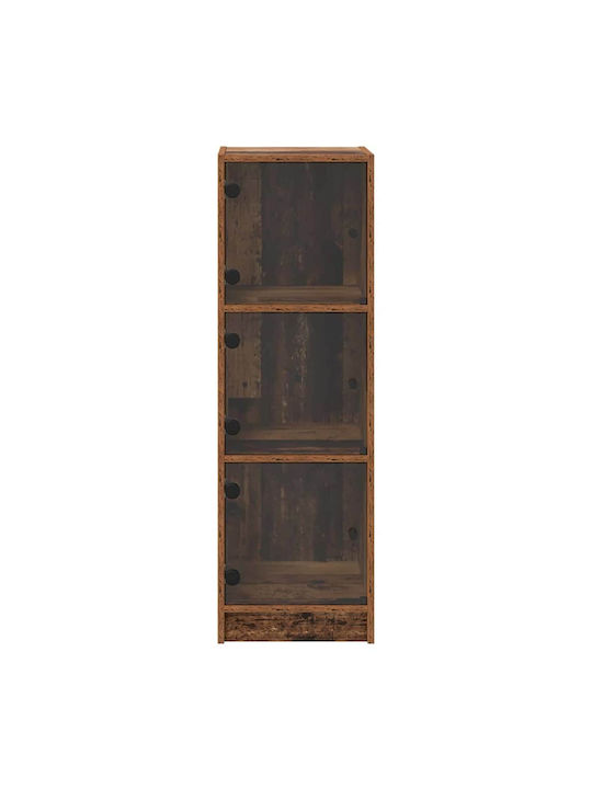 Висулка Витрина за хол от ПДЧ със Стъкло Old Wood 35x37x109см