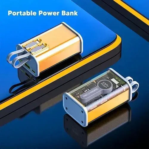 Andowl Q-CD1010 Външна Батерия 15000mAh 22.5W Power Delivery Жълта