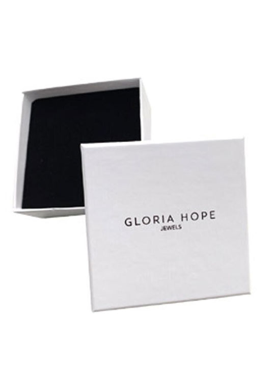 Gloria Hope Обици от Сребърен с Камъни