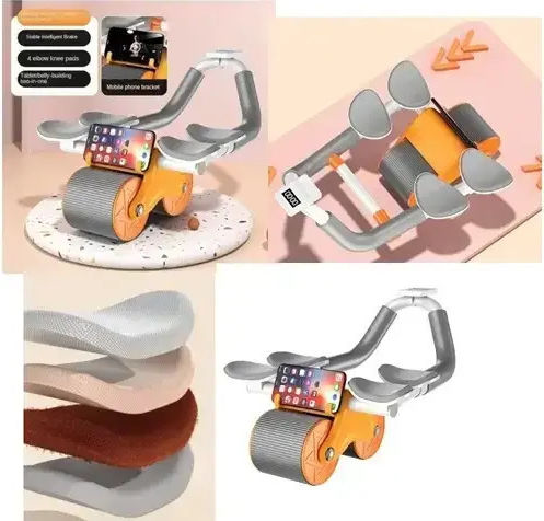Abdominal Exercise Wheel – Automatic Rebound Healthy Abdomen Wheel Orange
