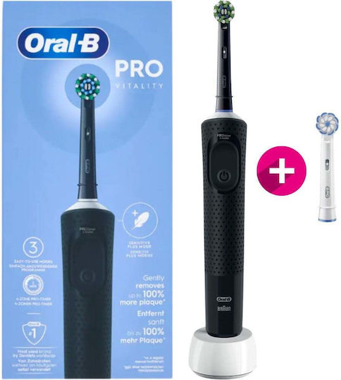 Oral-B Vitality Pro Periuță de dinți electrică cu Temporizator Neagră