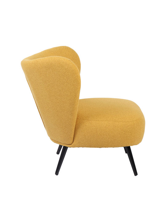 Nagreta Ohrensessel Yellow 77x73x74cm