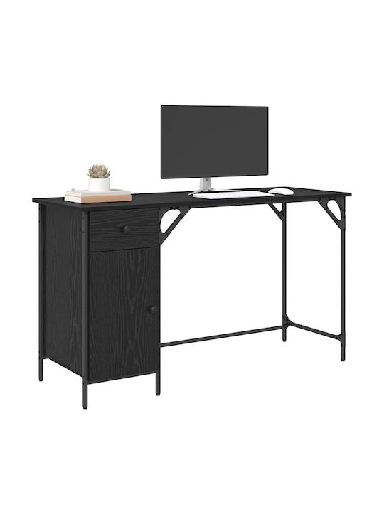 Computer Büro Holz Black Beech 131x48x75cm