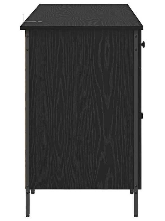Computer Büro Holz Black Beech 131x48x75cm