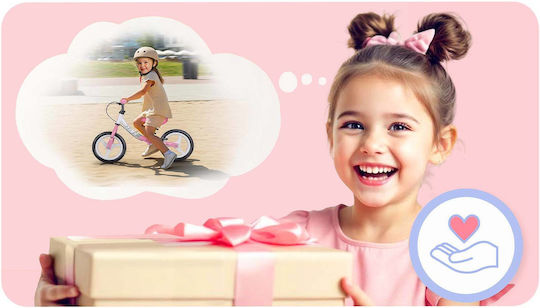 Ricokids Παιδικό Ποδήλατο Ισορροπίας Γκρι