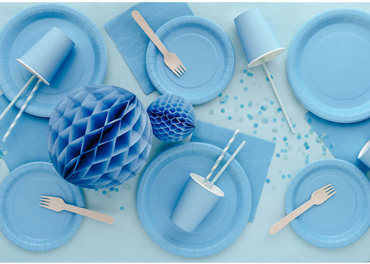 Siel Light Blue Party Napkins 20 Pieces
