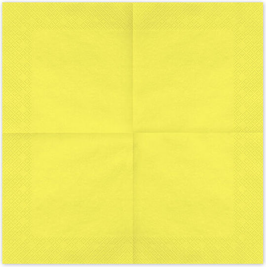 Lemon Zest Party Napkins 20 Pieces