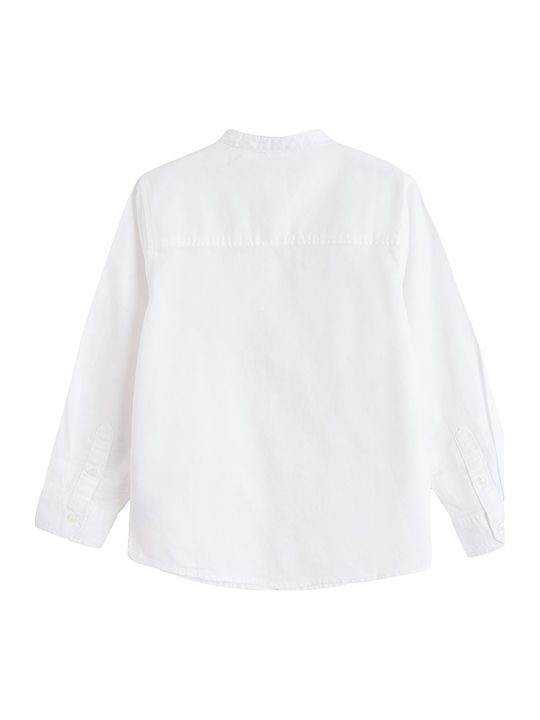 Kids Shirt Long Sleeve White