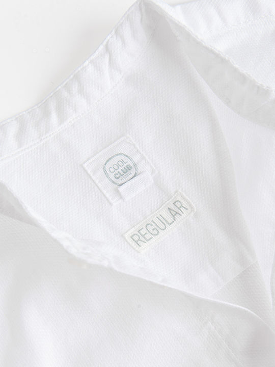 Kids Shirt Long Sleeve White