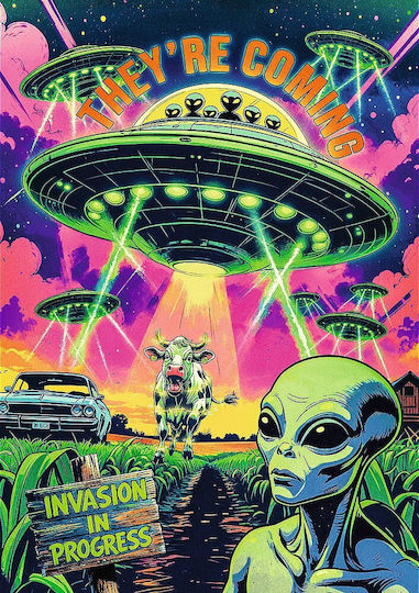 Puzzle 1000 Premplus Hallofhorror Ufo 12129