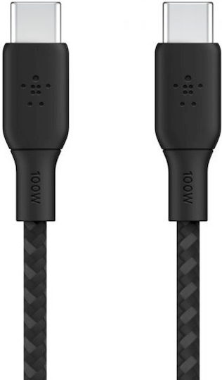 Belkin Boost↑charge Pro Cablu Braided USB-C Masculin - USB-C 240W PD Negru 3m CAB025HQ3MBK