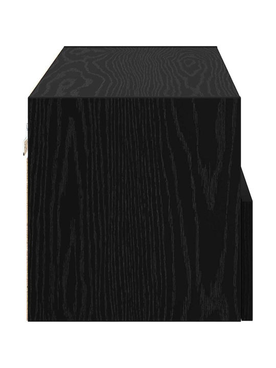 Wohnzimmer TV-Einheit Black Beech L80xB30xH30cm
