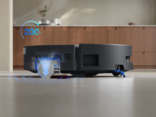 Ecovacs DEEBOT T80 Omni Robot Vacuum Cleaner with Laser Mapping & 18000Pa Suction Power Black