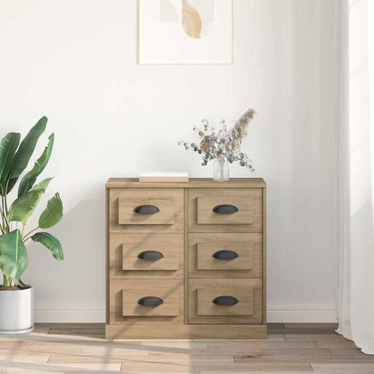 Μπουφές Ξύλινος με Συρτάρια 70x35.5x67.5cm