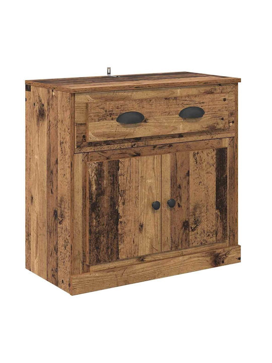 Μπουφές Ξύλινος Παλιό Ξύλο 70x35.5x67.5cm